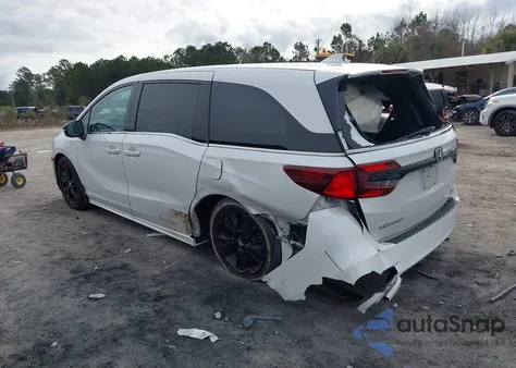 2023 Honda Odyssey Sport from USA, damaged, VIN 5FNRL6H77PB053437